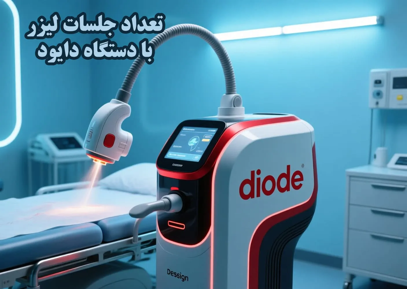تعداد جلسات رفع موی زائد با دستگاه لیزر دایود