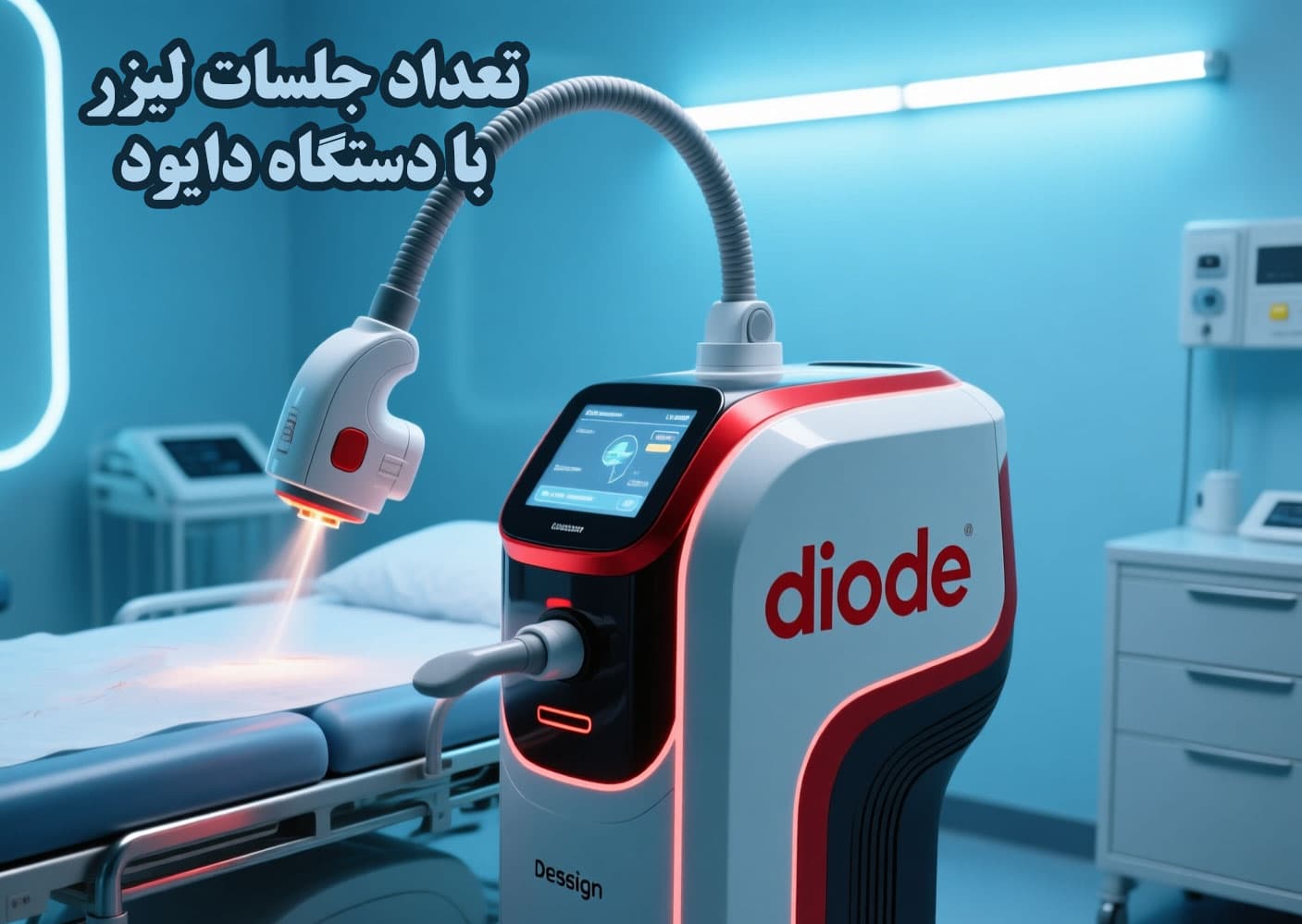 تعداد جلسات رفع موی زائد با دستگاه لیزر دایود