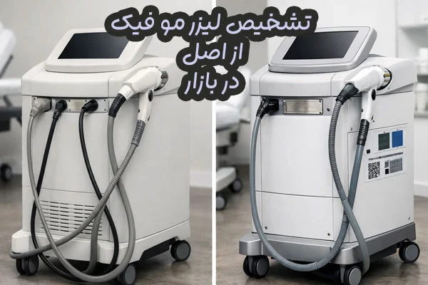 تشخیص لیزر مو فیک