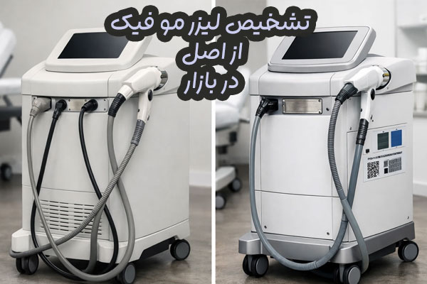 تشخیص لیزر مو فیک