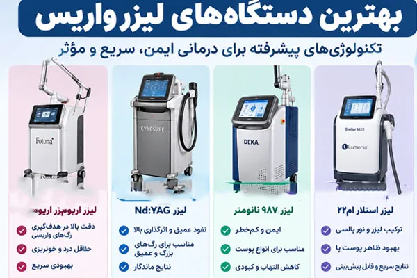 لیزرواریس لیر واریس پا